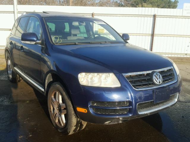 WVGCM67L74D022219 - 2004 VOLKSWAGEN TOUAREG 4. BLUE photo 1