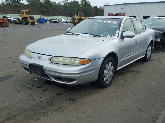 1G3NL52T51C233583 - 2001 OLDSMOBILE ALERO GL SILVER photo 2