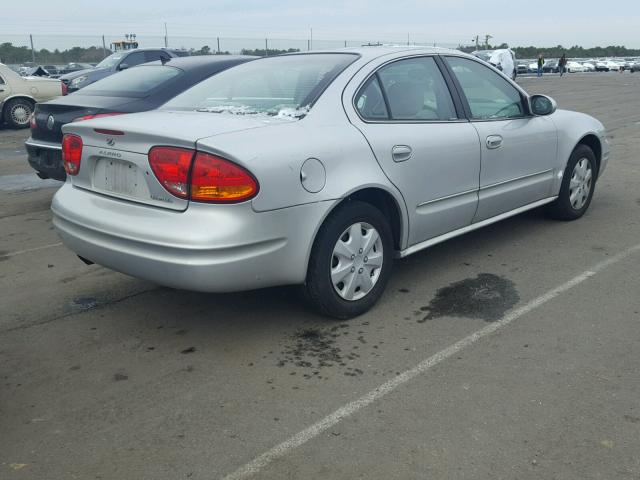 1G3NL52T51C233583 - 2001 OLDSMOBILE ALERO GL SILVER photo 4