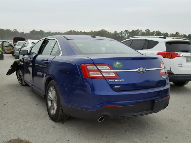 1FAHP2E80DG220086 - 2013 FORD TAURUS SEL BLUE photo 3