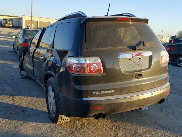 1GKER23788J145295 - 2008 GMC ACADIA SLT შავი ფოტო 3