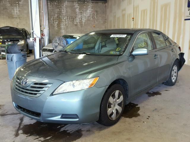 4T1BK46K99U592857 - 2009 TOYOTA CAMRY SE GREEN photo 2