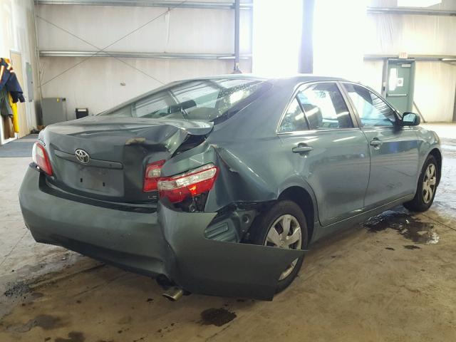 4T1BK46K99U592857 - 2009 TOYOTA CAMRY SE GREEN photo 4