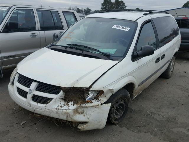 1B4GP24392B734067 - 2002 DODGE GRAND CARA WHITE photo 2