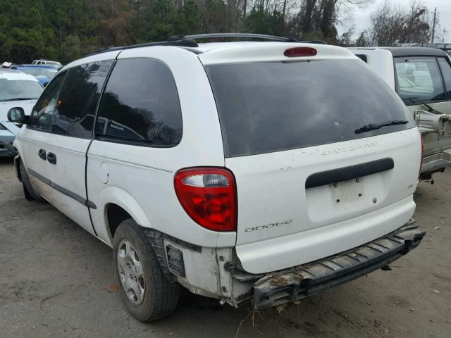 1B4GP24392B734067 - 2002 DODGE GRAND CARA WHITE photo 3