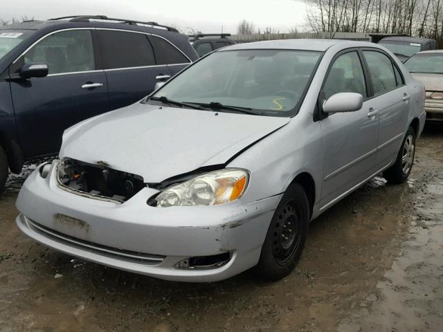 2T1BR30E47C827849 - 2007 TOYOTA COROLLA CE SILVER photo 2