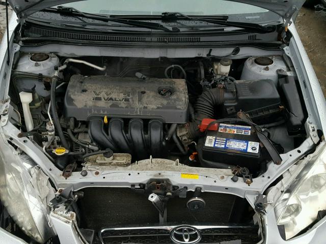 2T1BR30E47C827849 - 2007 TOYOTA COROLLA CE SILVER photo 7