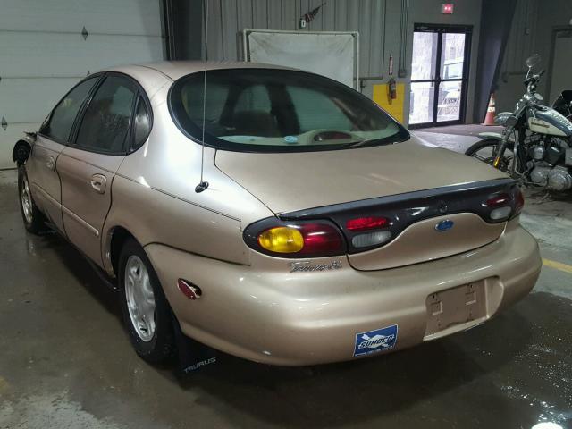 1FALP52U7VG126415 - 1997 FORD TAURUS GL GOLD photo 3