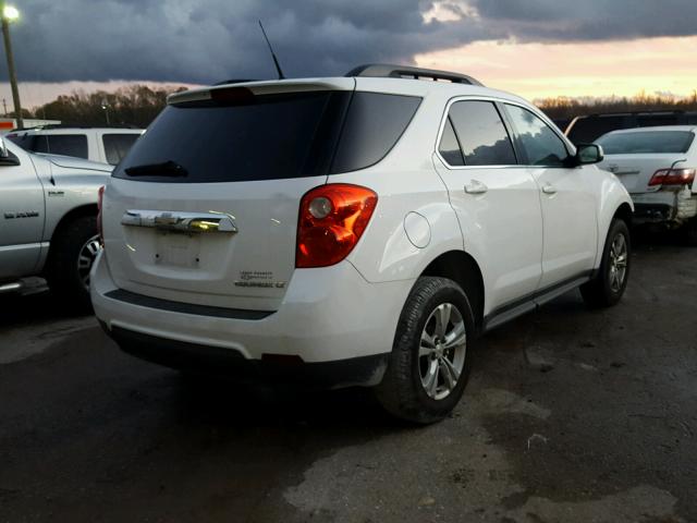 2CNALDEW5A6342340 - 2010 CHEVROLET EQUINOX LT WHITE photo 4