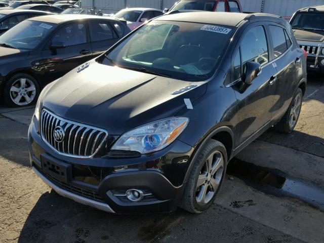 KL4CJBSB0EB608689 - 2014 BUICK ENCORE CON BLACK photo 2