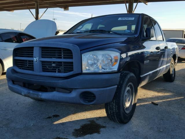 1D7HA18N68J125084 - 2008 DODGE RAM 1500 S BLUE photo 2