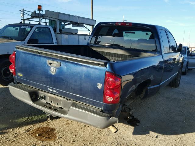 1D7HA18N68J125084 - 2008 DODGE RAM 1500 S BLUE photo 4