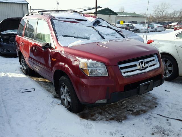 5FNYF186X6B000484 - 2006 HONDA PILOT EX MAROON photo 1