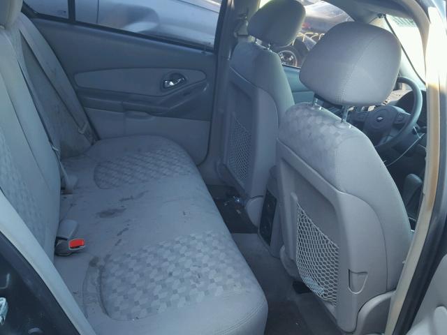 1G1ZT52885F311574 - 2005 CHEVROLET MALIBU LS GRAY photo 6