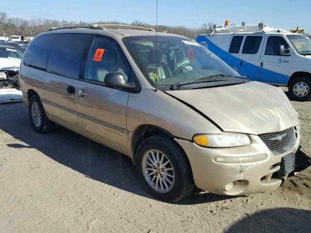 1C4GP64L5YB517277 - 2000 CHRYSLER TOWN & COU GOLD photo 1
