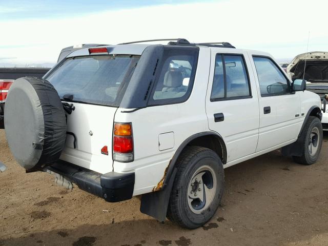 4S2CM58V7V4306521 - 1997 ISUZU RODEO S WHITE photo 4