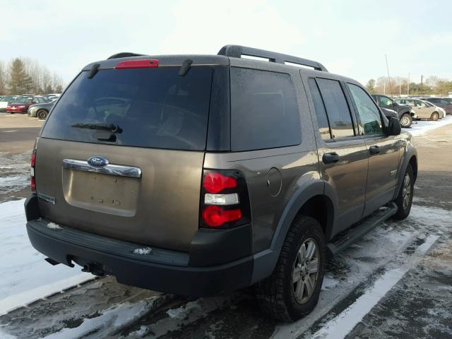 1FMEU73E26UA95510 - 2006 FORD EXPLORER X TAN photo 4