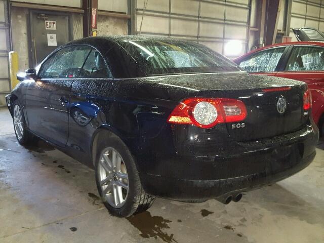 WVWFA71F59V021574 - 2009 VOLKSWAGEN EOS LUX 黑色 照片 3
