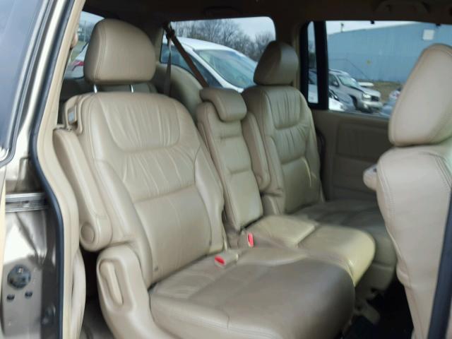 5FNRL38725B111417 - 2005 HONDA ODYSSEY EX BEIGE photo 6