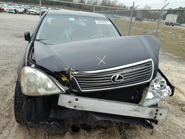 JTHBN30F620071141 - 2002 LEXUS LS 430 BLACK photo 7