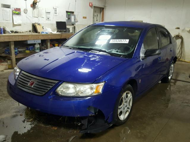 1G8AJ52F85Z124238 - 2005 SATURN ION LEVEL BLUE photo 2