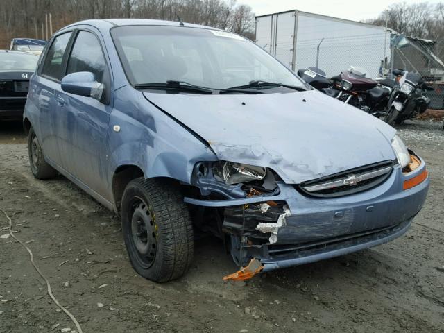 KL1TD66608B058651 - 2008 CHEVROLET AVEO BASE BLUE photo 1