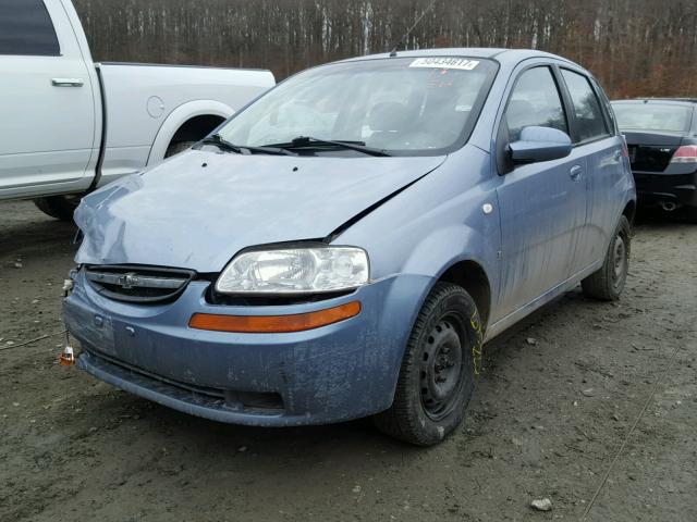 KL1TD66608B058651 - 2008 CHEVROLET AVEO BASE ლურჯი ფოტო 2