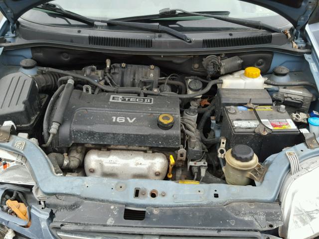 KL1TD66608B058651 - 2008 CHEVROLET AVEO BASE ლურჯი ფოტო 7