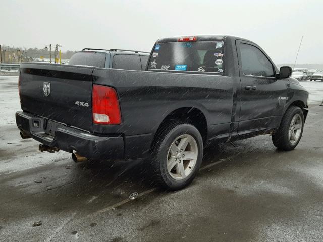 3D7JV1ETXAG133253 - 2010 DODGE RAM 1500 BLACK photo 4