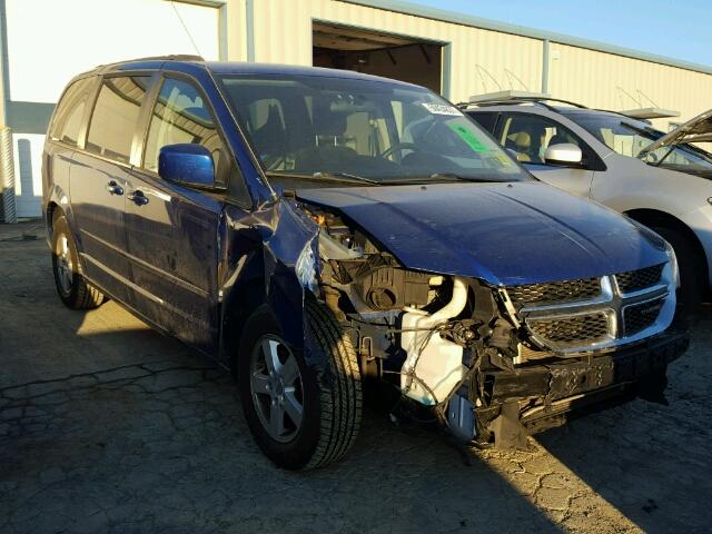 2C4RDGCG0DR636460 - 2013 DODGE GRAND CARA BLUE photo 1