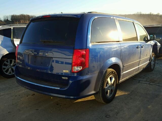 2C4RDGCG0DR636460 - 2013 DODGE GRAND CARA BLUE photo 4