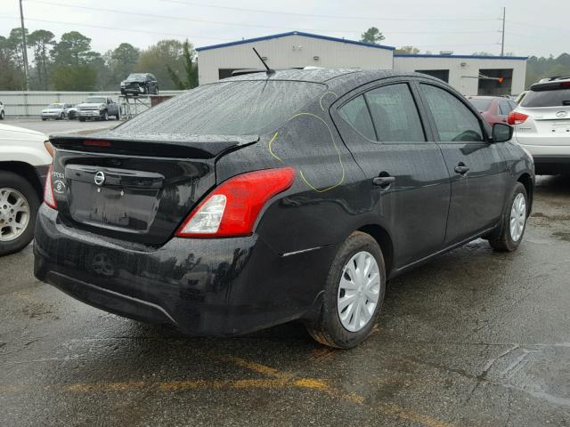 3N1CN7AP6GL917320 - 2016 NISSAN VERSA S BLACK photo 4