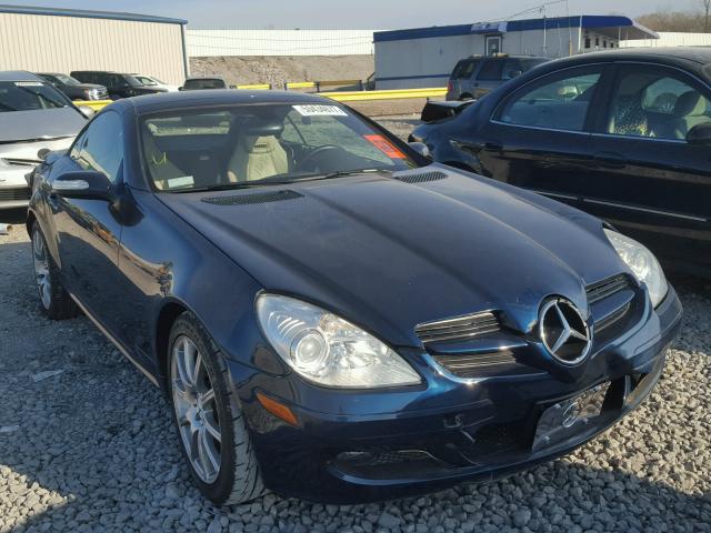 WDBWK56F46F113032 - 2006 MERCEDES-BENZ SLK 350 BLUE photo 1