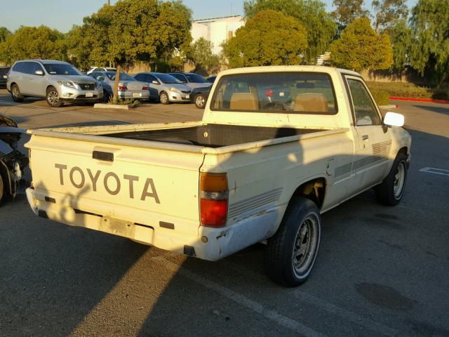 JT4RN50R7H0305561 - 1987 TOYOTA PICKUP 1/2 BROWN photo 4