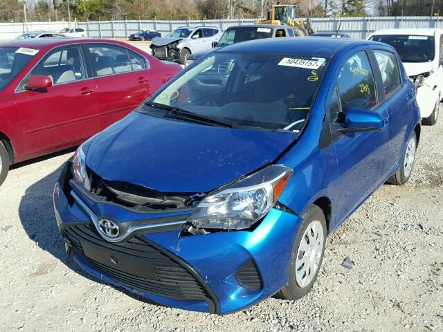 VNKKTUD36HA073088 - 2017 TOYOTA YARIS L BLUE photo 2