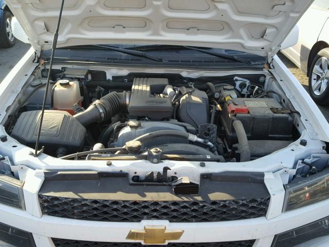 1GCESCFEXC8168500 - 2012 CHEVROLET COLORADO L WHITE photo 7