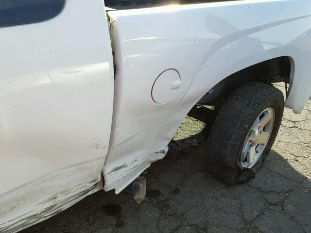 1GCESCFEXC8168500 - 2012 CHEVROLET COLORADO L WHITE photo 9