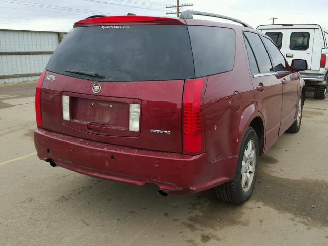 1GYEE637960133913 - 2006 CADILLAC SRX RED photo 4