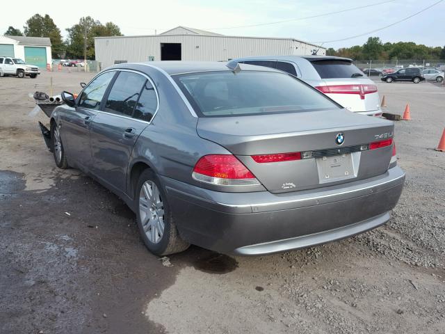 WBAGN63463DR18461 - 2003 BMW 745 LI GRAY photo 3