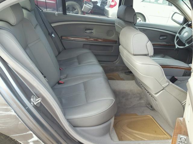 WBAGN63463DR18461 - 2003 BMW 745 LI GRAY photo 6