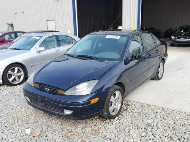 1FAFP38303W314681 - 2003 FORD FOCUS ZTS BLUE photo 2