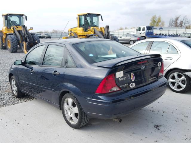 1FAFP38303W314681 - 2003 FORD FOCUS ZTS BLUE photo 3