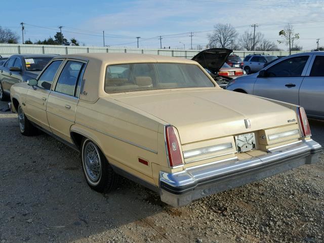 3X69K8E149959 - 1978 OLDSMOBILE 98 REGENCY YELLOW photo 3