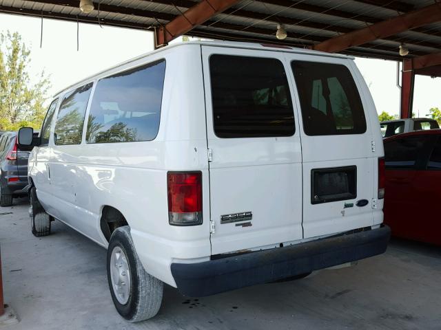 1FBNE31L59DA30266 - 2009 FORD ECONOLINE WHITE photo 3