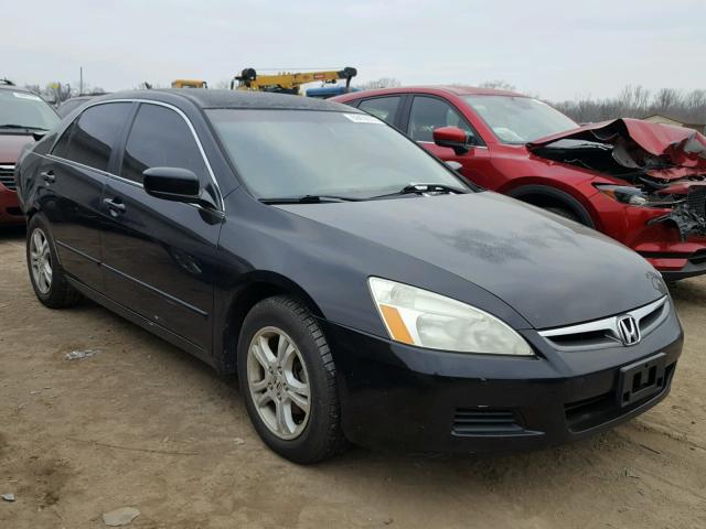 1HGCM56356A115780 - 2006 HONDA ACCORD SE BLACK photo 1