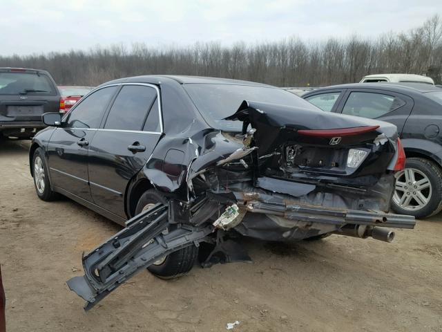 1HGCM56356A115780 - 2006 HONDA ACCORD SE BLACK photo 3