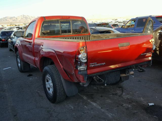 5TENX62N89Z600811 - 2009 TOYOTA TACOMA PRE RED photo 3