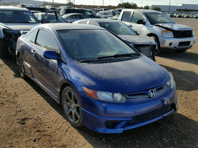 2HGFG21586H709924 - 2006 HONDA CIVIC SI SILVER photo 1