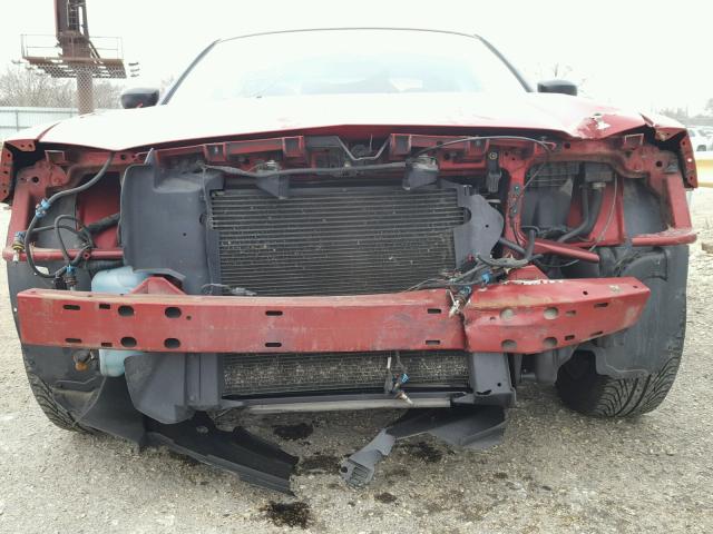 2B3KA33V39H576237 - 2009 DODGE CHARGER SX RED photo 9