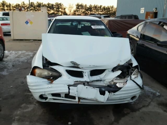 1G2NE52F32C201581 - 2002 PONTIAC GRAND AM S თეთრი ფოტო 9